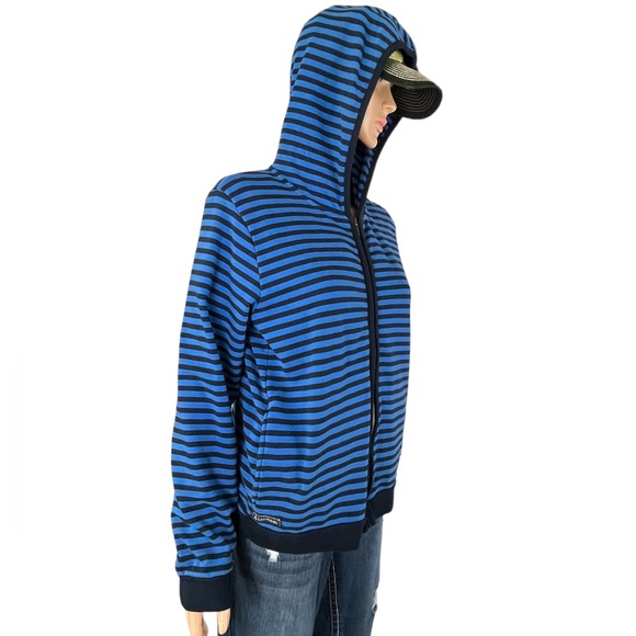 Vintage Lauren Ralph Lauren Zip Hoodie, Blue Navy |M - Picture 6 of 15